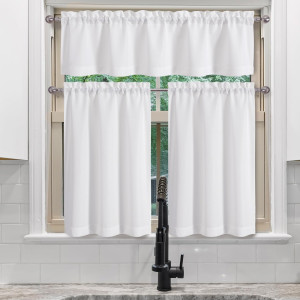 Chyhomenyc White Valance for Windows, Light Filter...