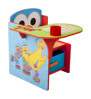 Delta Children Chair Desk With Storage Bin, Sesame...