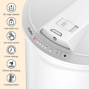 Ultra Large Capacity Towel Warmer Bucket, Rapid He...