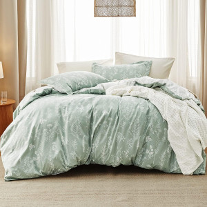 Bedsure Queen Comforter Set - Sage Green Bed Set,...