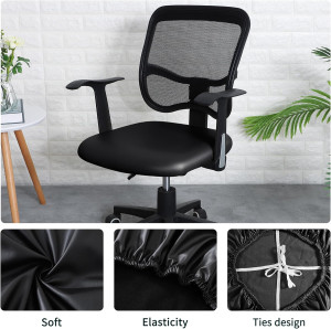 FORCHEER Office Chair seat Covers Leather Stretch...