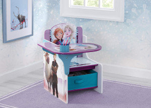 Delta Children Chair Desk with Storage Bin, Disney...