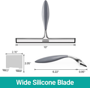 AmazerBath Shower Squeegee, Squeegee for Shower Gl...