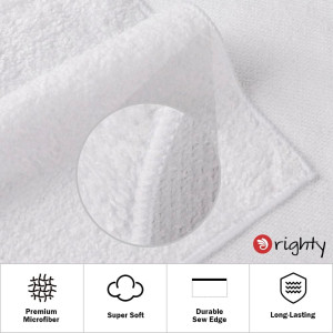 Orighty 6-Pack White Hand Towels - Quick Drying &...