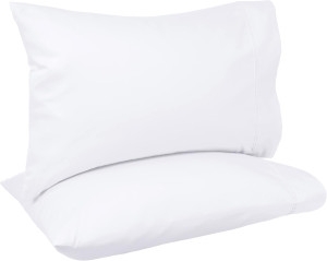 Amazon Basics 400 Thread Count Cotton Pillow Case,...