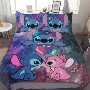 Cute Bed Cover Anime Cartoon Bedding Sets 3D Print...