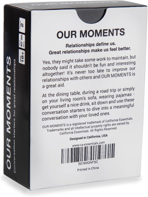 OUR MOMENTS Couples: 100 Conversation Starters for...