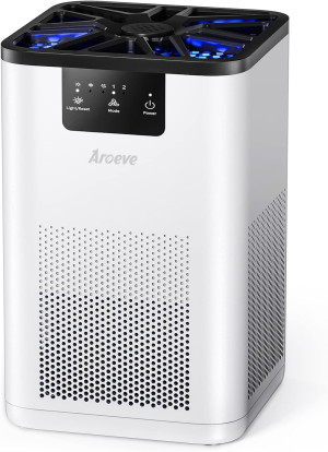 AROEVE Air Purifiers for Bedroom HEPA Air Purifier...