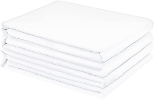 Twin Flat Sheets Only 2 Pack - Hotel Quality Flat...