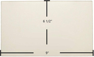 Buck Stove 9" x 6 1/2" Glass