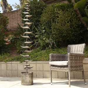 Alpine Corporation - Tall Indoor/Outdoor Metal Tie...