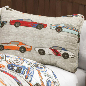 Lush Decor Race Car Kids' 3-Piece Quilt Bed Set, R...