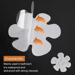 Original 36PCS Transparent Bathtub Stickers Non-Sl...
