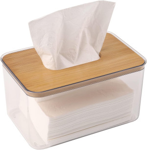 Acrylic Tissue Box, Acrylic Dryer Sheet Holder for...