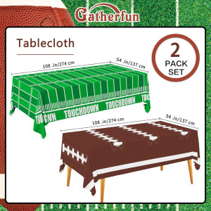 Football Party Decorations Disposable Tablecloth P...