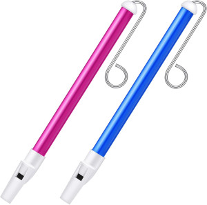 2 Pieces Slide Whistle Slide Whistle for Adults To...