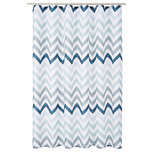 Amazon Basics Bathroom Shower Curtain, Water Resis...