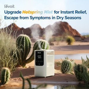 LEVOIT Humidifiers for Bedroom Home, Smart Warm an...