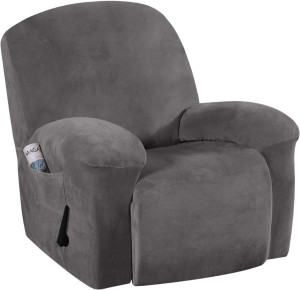 H.VERSAILTEX Velvet Plush Recliner Chair Covers 1-...