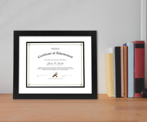 Golden State Art, 11x14 Diploma Frame for 8.5x11 D...