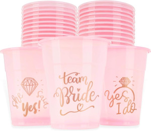 Neliblu Bachelorette Party Team Bride Cups - 25 Br...
