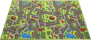 Kids Rug Playmat 80 inches by 39 inches! City Life...