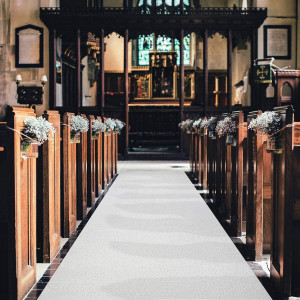 J&A Homes White Wedding Aisle Runner — Professiona...
