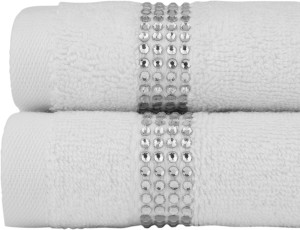 Sparkles Home Stripe Fingertip Towel (Set of 2), 1...