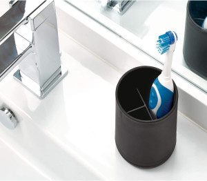 iDesign Toothbrush Holder for Normal Toothbrushes,...