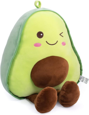 16.5 Inch Snuggly Stuffed Avocado Fruit Soft Plush...