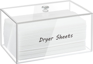 Dryer Sheet Holder, Dispenser, Acrylic Container S...