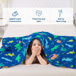 Kivik Toddler Weighted Blanket 3 lbs, Kids Weighte...