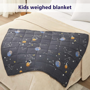 Weighted Blanket for Kids(36"x48" 5lbs),Kids Weigh...