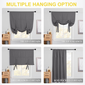 NICETOWN Thermal Insulated Blackout Short Curtain...