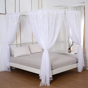 Akiky Princess Canopy Bed Curtains Bed Canopy Curt...