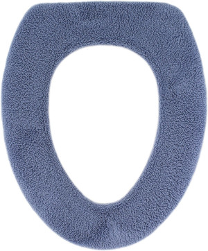 Soft Toilet Seat Cover - Plush, Thick Fabric Toile...