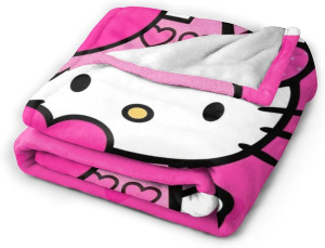 Anime Cartoon Blanket Lightweight Flannel Throw Bl...