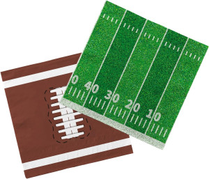Football Birthday Party Supplies Disposable Paper...