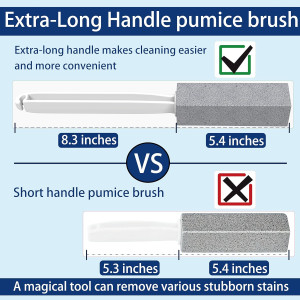 [2 Pack] Pumice Stone for Toilet Cleaning, Pumice...