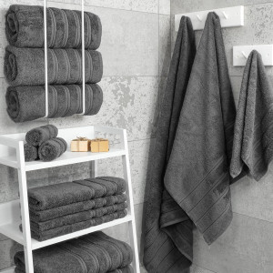 American Soft Linen Luxury 4 Piece Bath Towel Set,...