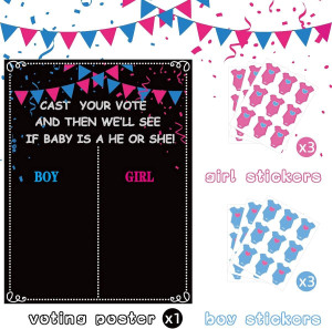 MISS FANTASY Gender Reveal Decorations - 54 Voting...