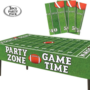 AnapoliZ Football Tablecloth Plastic | 3 Pcs Party...