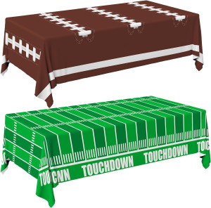 Football Party Decorations Disposable Tablecloth P...