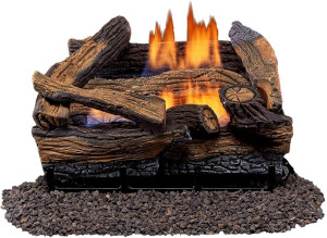 Duluth Forge Split Red Oak Ventless Log Set – 18 I...