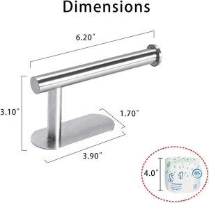 3M Toilet Paper Holder no Drilling for Bathroom an...