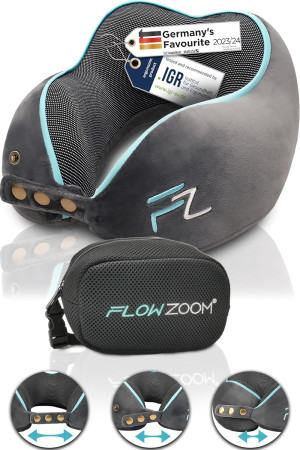 Travel Pillow Memory Foam - Airplane Neck Pillow f...