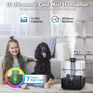 Humidifiers for Bedroom, Cool Mist Humidifiers for...