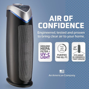 GermGuardian Air Purifier with HEPA 13 Filter, Rem...