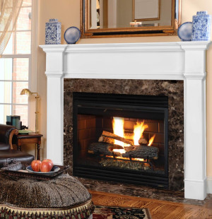 Pearl Mantels 550-48 Richmond Fireplace Mantel Sur...