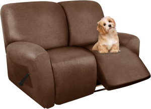 molasofa Loveseat Recliner Slipcover - 6 Pieces St...